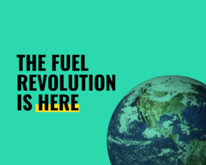 Title: The fuel revolution is here. Image: The World